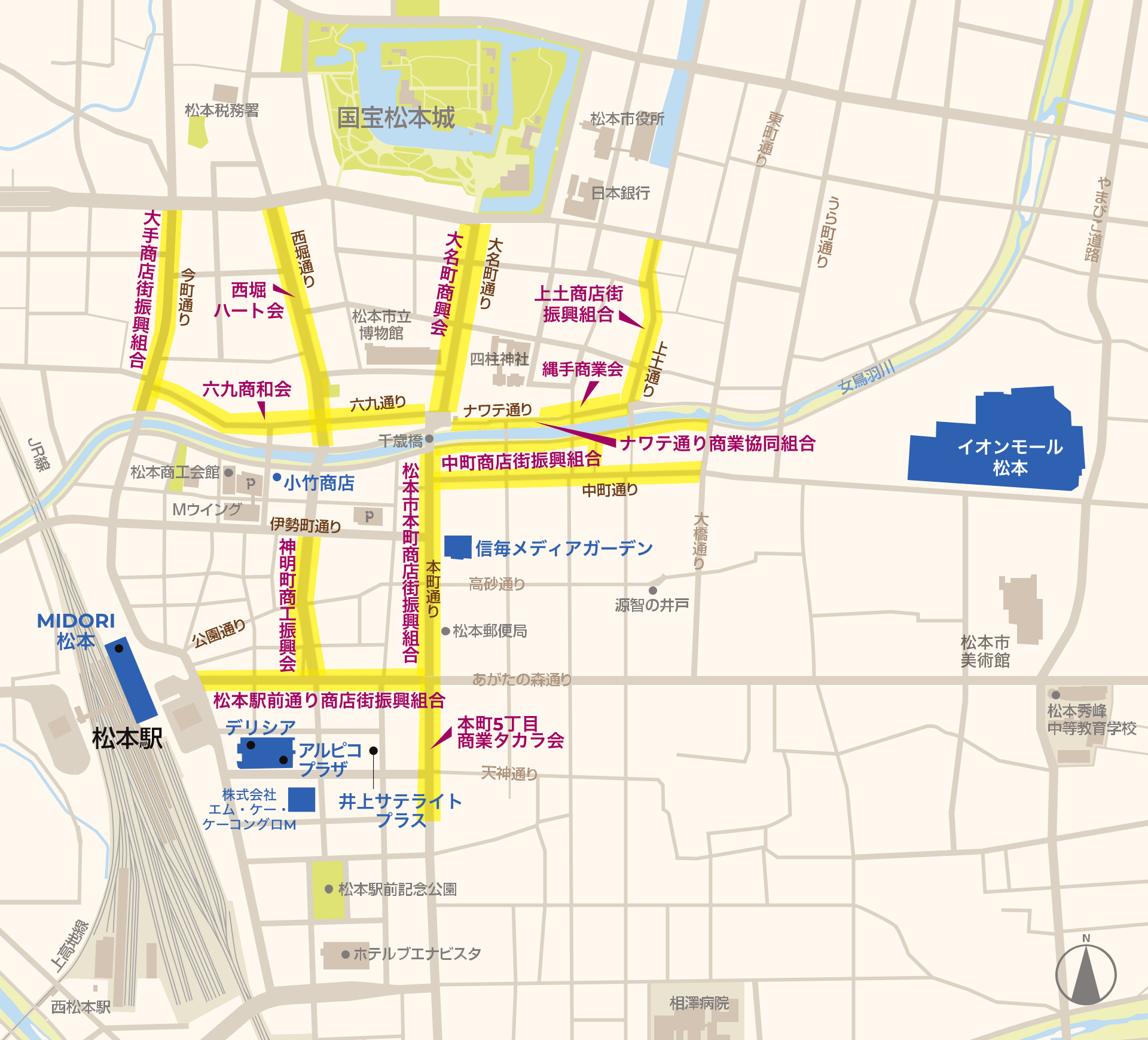 商店街マップ