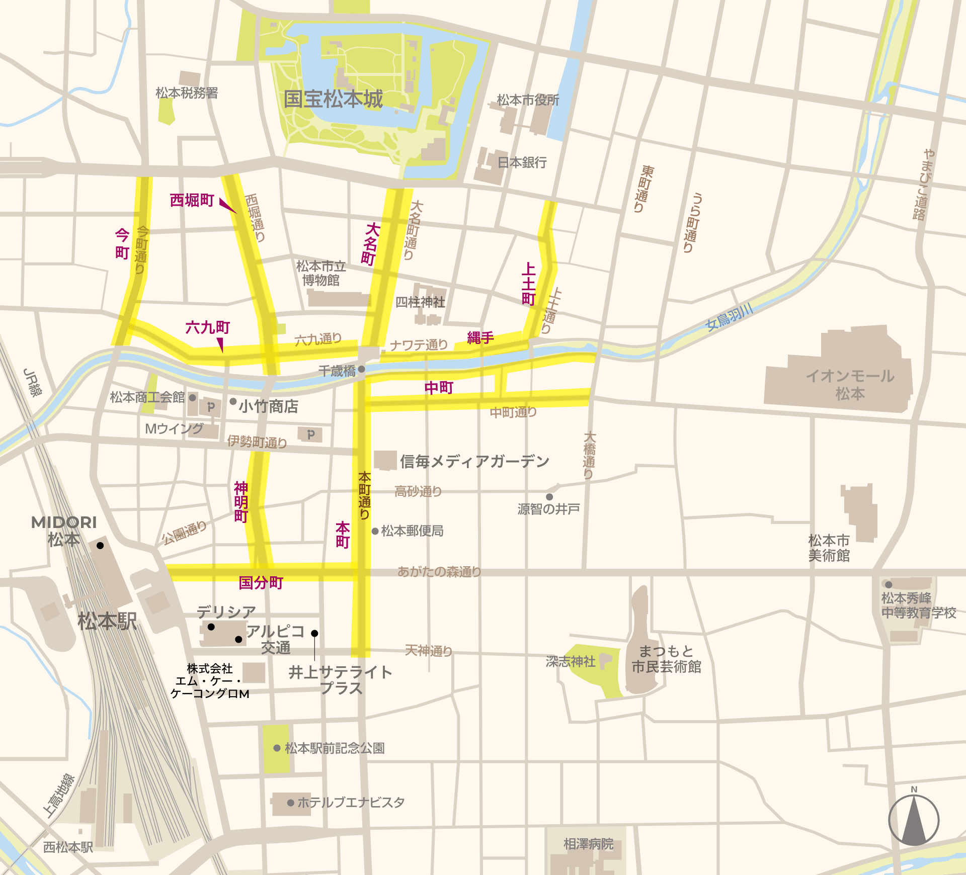 商店街マップ